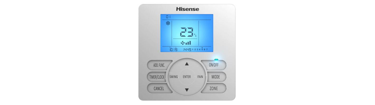 Центральный контроллер YJE-C01T(E) от HISENSE - модный дизайн, интеллектуальное управление
